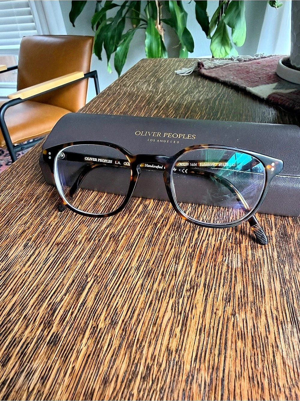 Oliver Peoples Fairmont Eyeglasses in Brown Tortoise 49-21-145